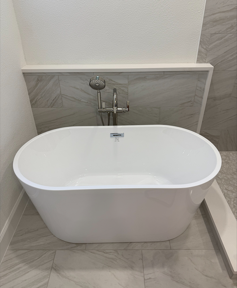 Toro Bathroom Project with Freestanding Tub