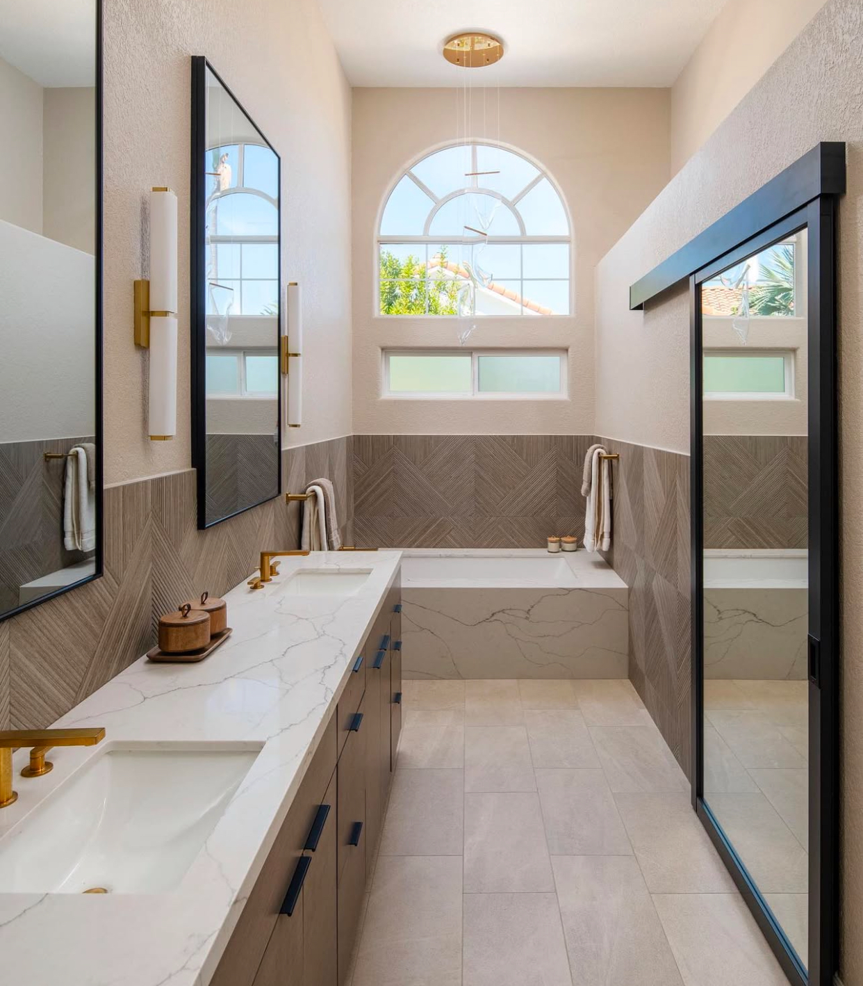 Toro - Luxury Bathroom Project with Gold Fixtures